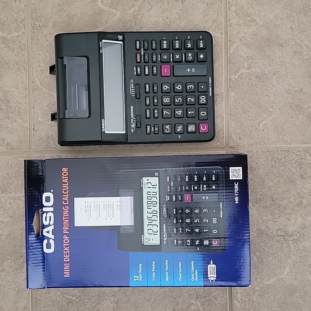 CASIO desktop printing calculator
